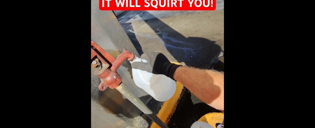 This will SQUIRT you, RIGHT IN THE FACE if you let it. Don’t be that guy.