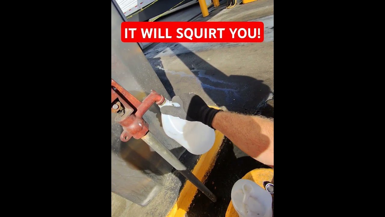 This will SQUIRT you, RIGHT IN THE FACE if you let it. Don’t be that guy.