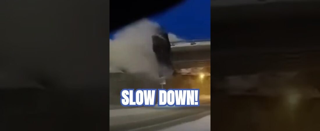 Those snow tires ain’t going to help you, driver!