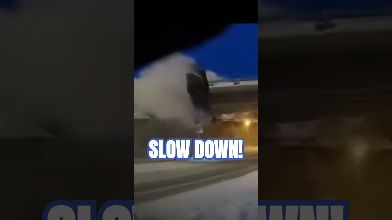 Those snow tires ain’t going to help you, driver!