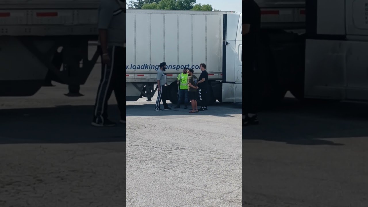 Truck Crash at the Truck Stop. Who’s to blame? The trucker or the Truck Driver?