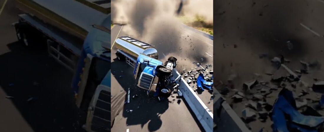Truck Crashed BeamNG #beamng #beamngdrive #car #truck