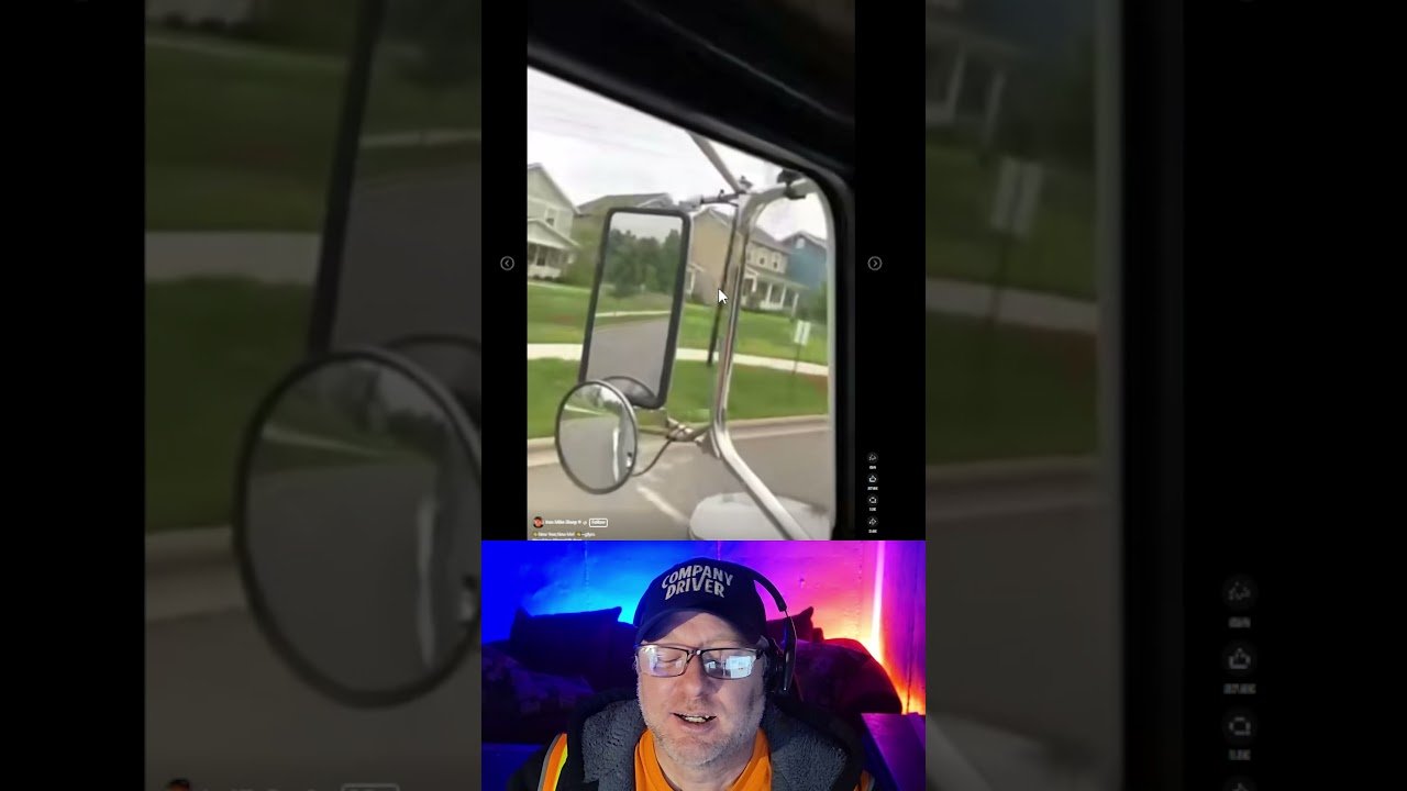 Truck Driver gives WAKE UP CALL to the WHOLE NEIGHBORHOOD!  #truckinglife #truckdriver