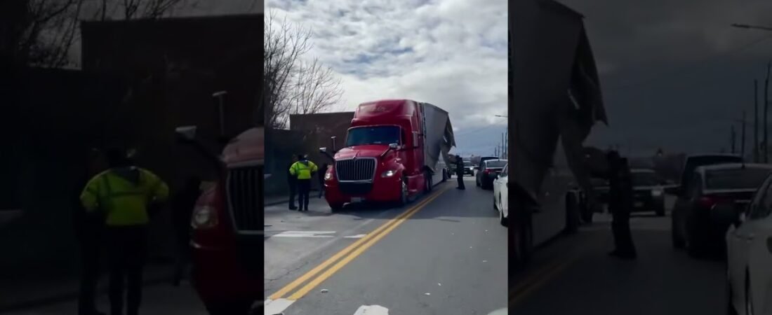 Truck Driver hit Brooklyn Bridge, and this happened. How did the sleeper survive?