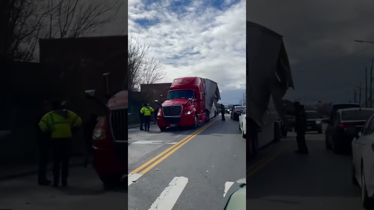 Truck Driver hit Brooklyn Bridge, and this happened. How did the sleeper survive?