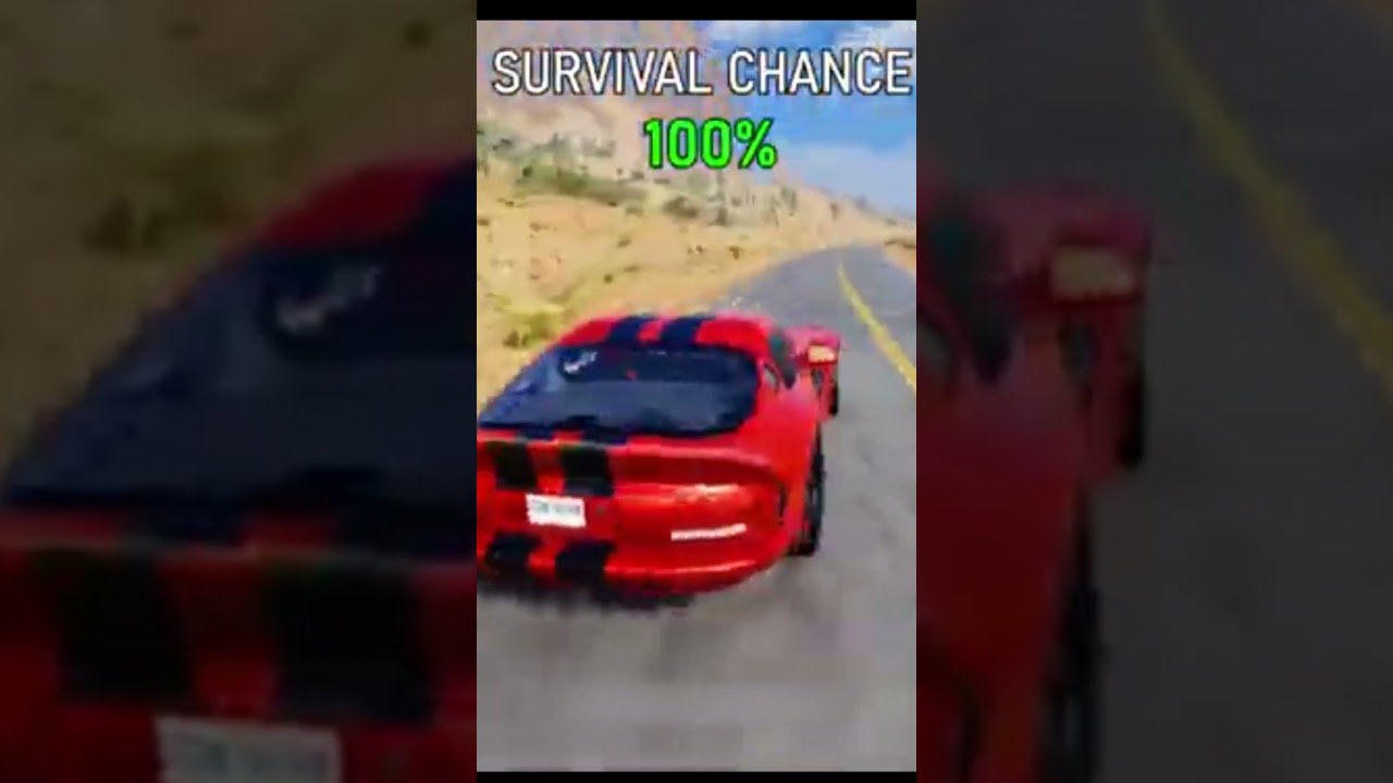 Truck VS Car Crashed Survivable Chances | BeamNG | #beamng #beamngdrive #truck #truckdriver #car