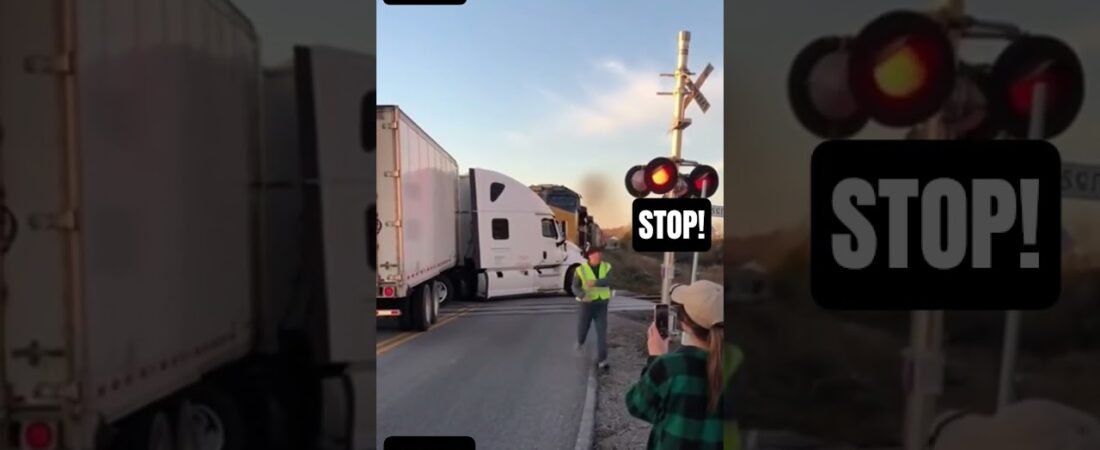 Truck VS. Train! Who’s going to win this battle?