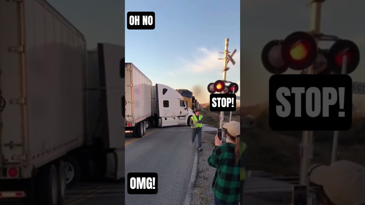 Truck VS. Train! Who’s going to win this battle?