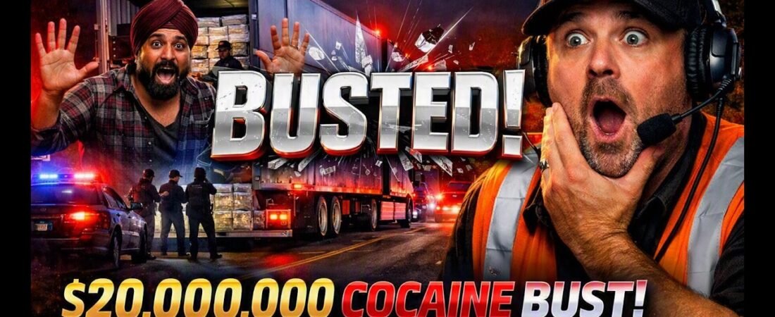 Trucker Busted with $20,000,000 of the White Stuff!