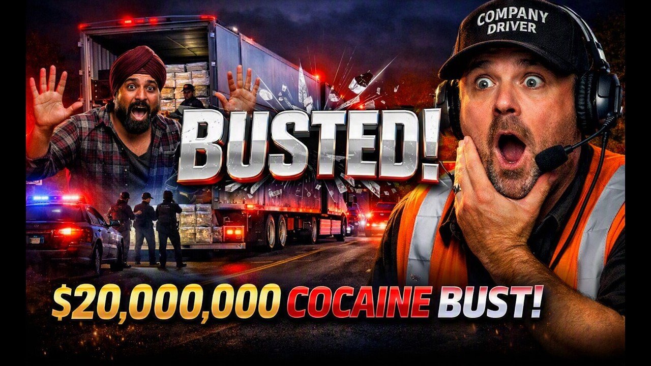 Trucker Busted with $20,000,000 of the White Stuff!