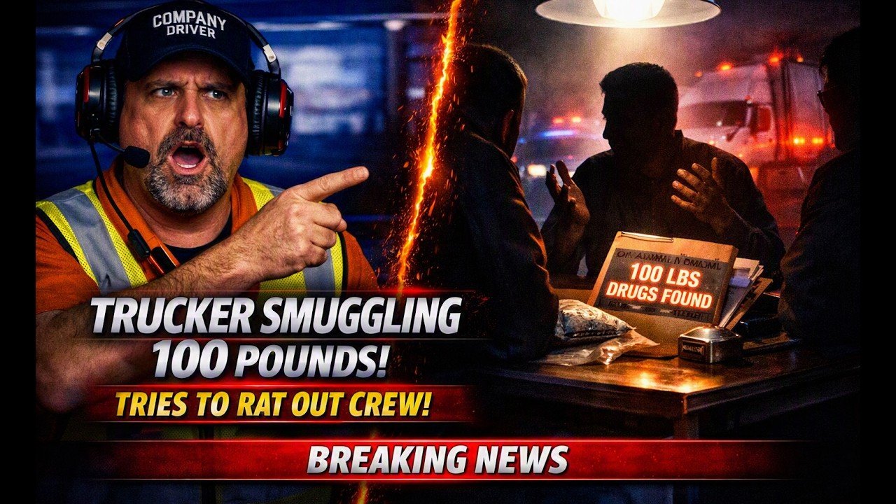 Trucker Caught Smuggling 100 Pounds — Tries to Rat Out His Crew!