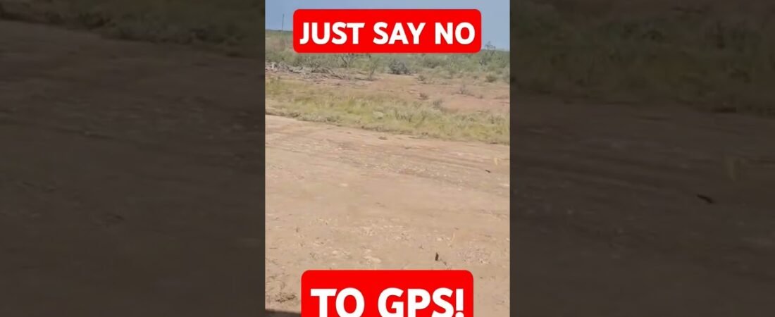 Trucker Follows GPS into the Hot Lonely Desert until he got LOST. GPS LIES TO TRUCKERS.