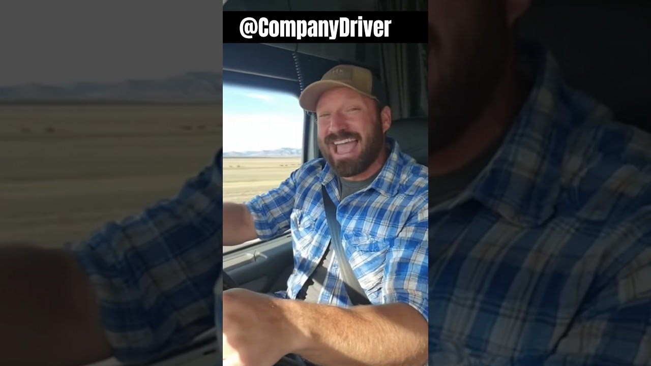 Trucker Freestyle Country Music Rap to keep himself from going nuts out here on the highway.