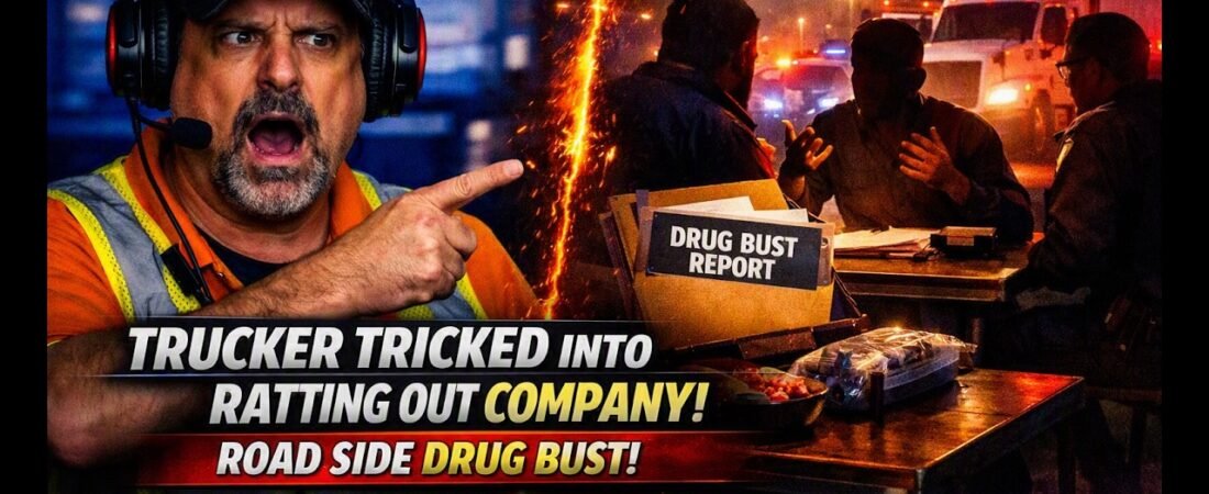 Trucker Gets Tricked Into Ratting Out His Company During a Roadside Drug Bust!