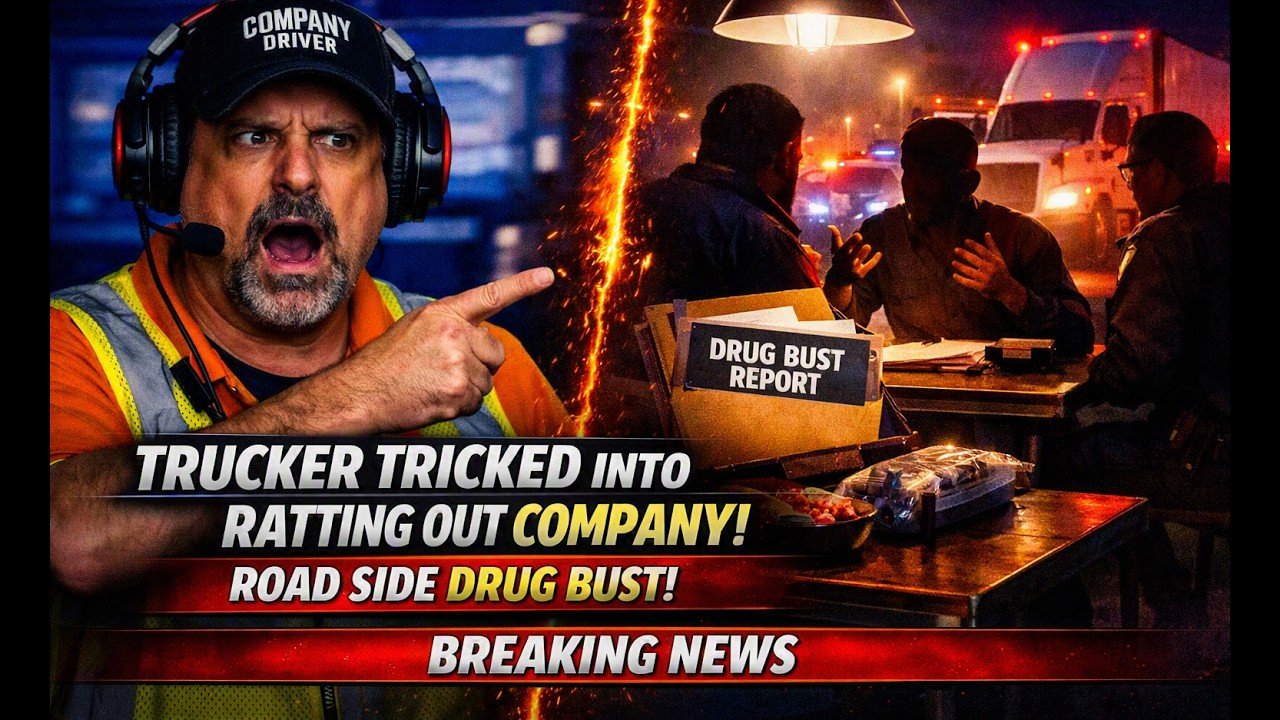Trucker Gets Tricked Into Ratting Out His Company During a Roadside Drug Bust!