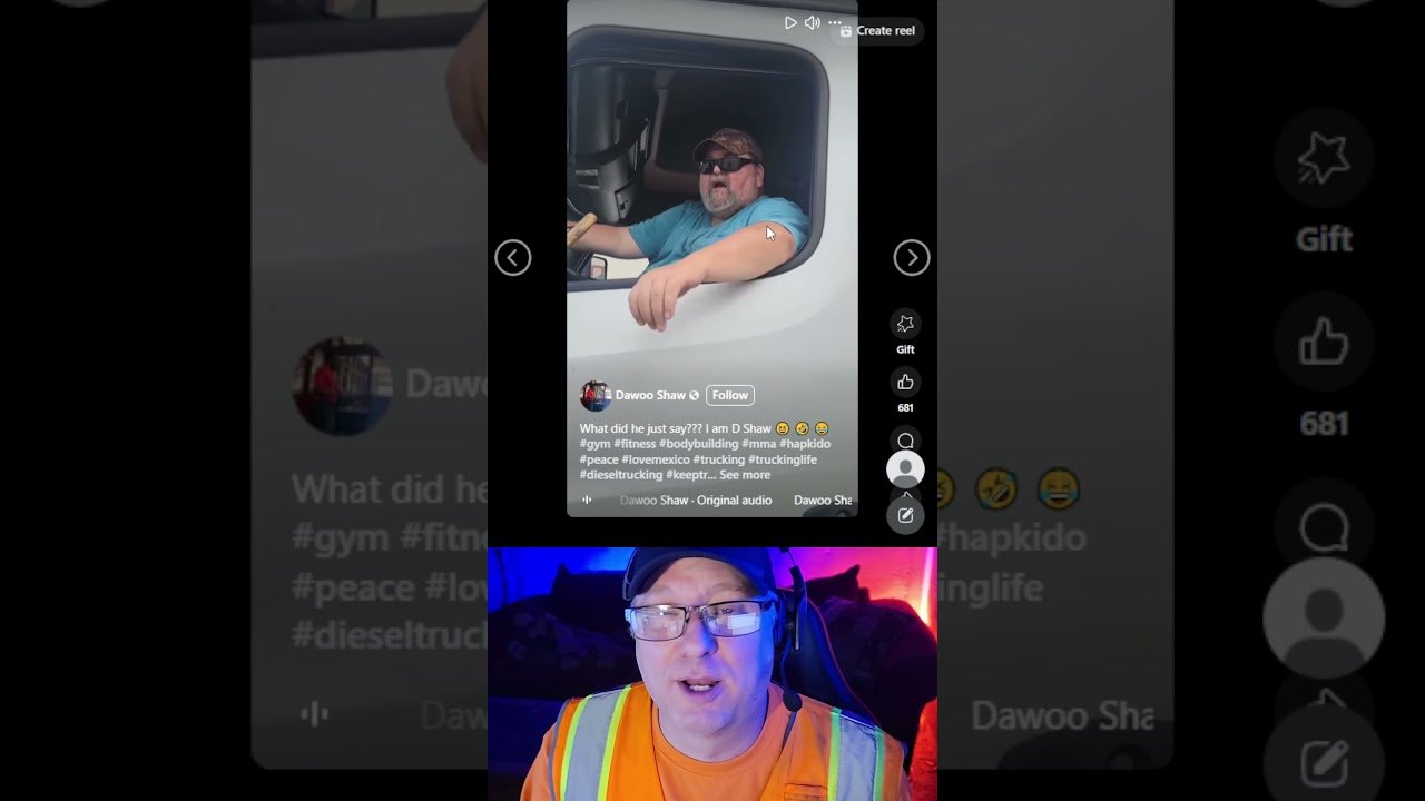 Trucker Karen doesn’t like Jake Brakes at the Truck Stop?  #truckinglife #truckercomedy