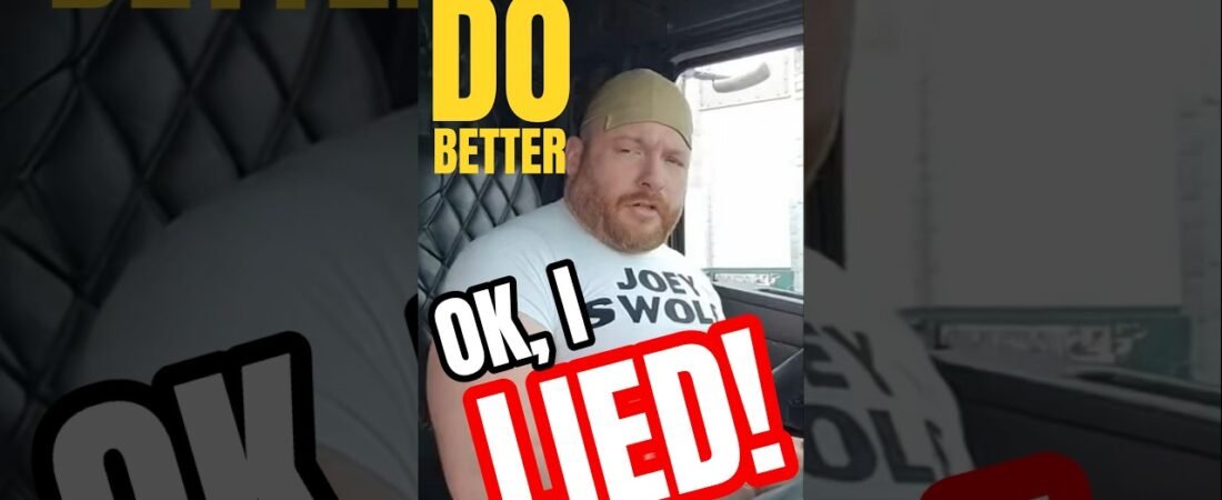 Trucker Parody: Joey Swoll‑ish Says ‘Do Better’… Then Admits the Truth