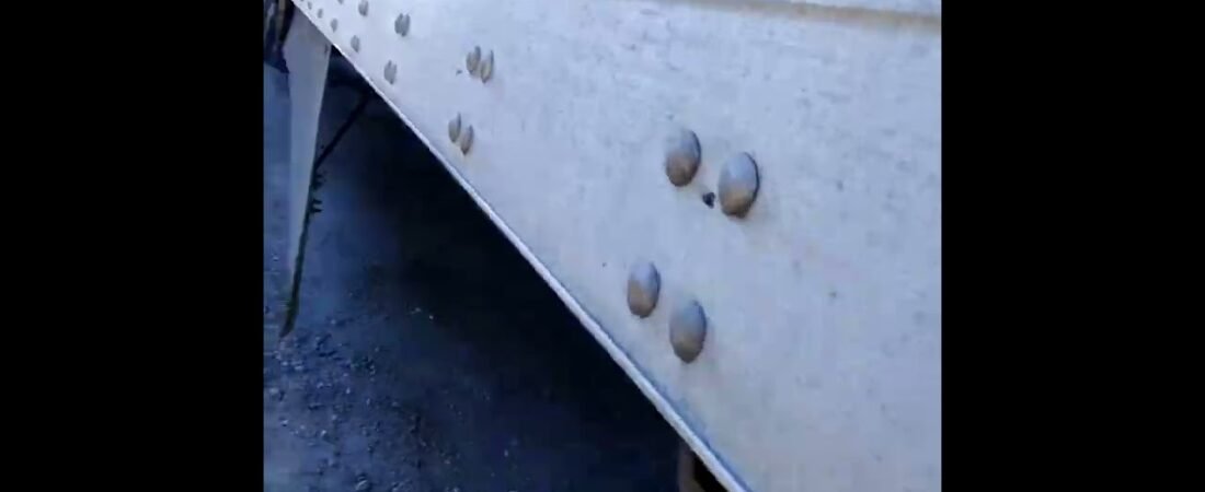 Trucker Patiently Waits to use THE STINGER on the illegal Smugglers inside of his Semi Trailer.