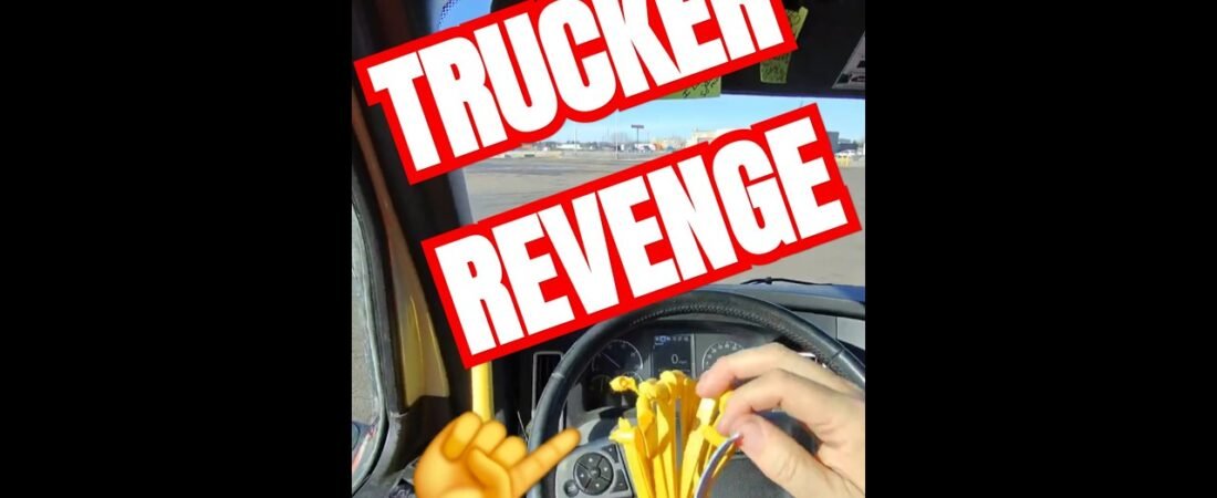 Trucker Revenge went WAY TOO FAR! Would you have done this? #trucker #revenge #trucking