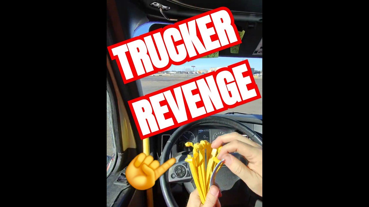 Trucker Revenge went WAY TOO FAR! Would you have done this? #trucker #revenge #trucking
