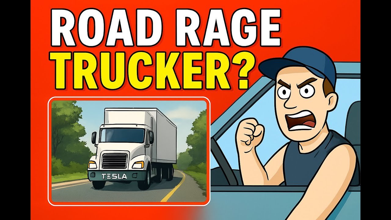 Trucker Road Rage that you can’t help but laugh at.