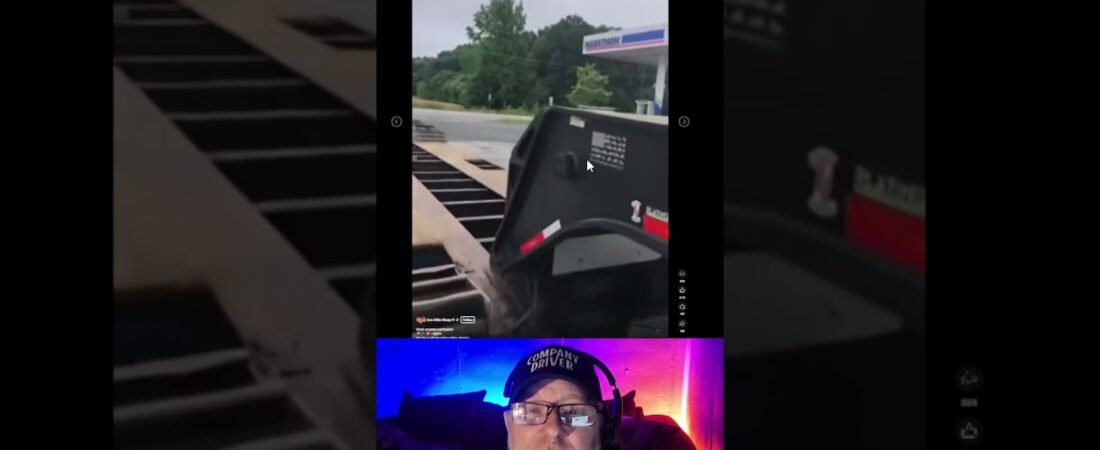 Trucker Trick to sleeping at the Fuel Island. Absolutely Genius How To Trucking Video  #truckinglife