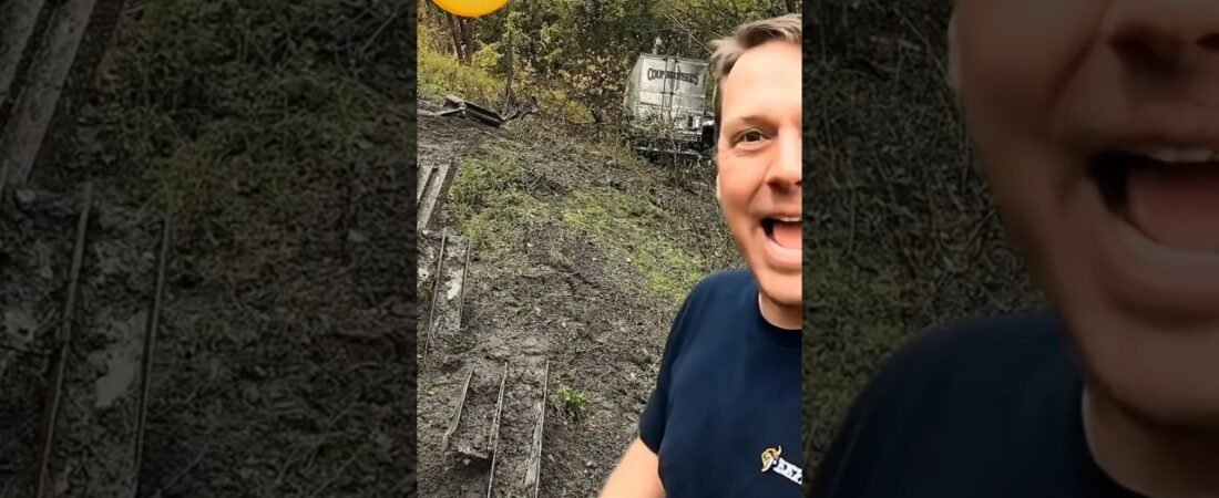 Trucker adding INSULT to INJURY for this poor truck driver who went off the cliff.