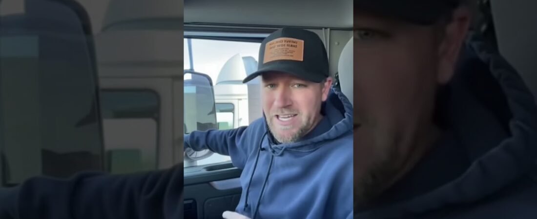 Trucker couldn’t find REVERSE? Who is giving them CDL’s?
