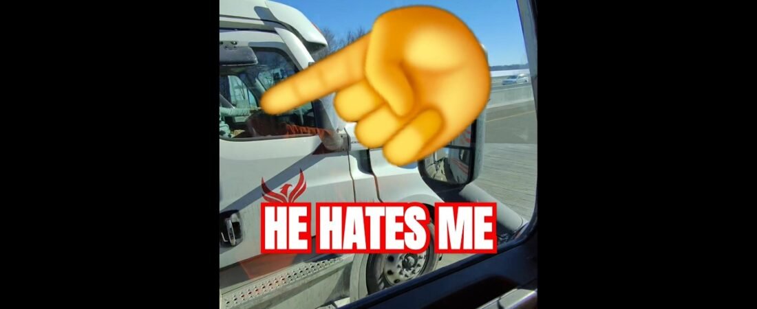 Trucker couldn’t intimidate me! I own this highway.
