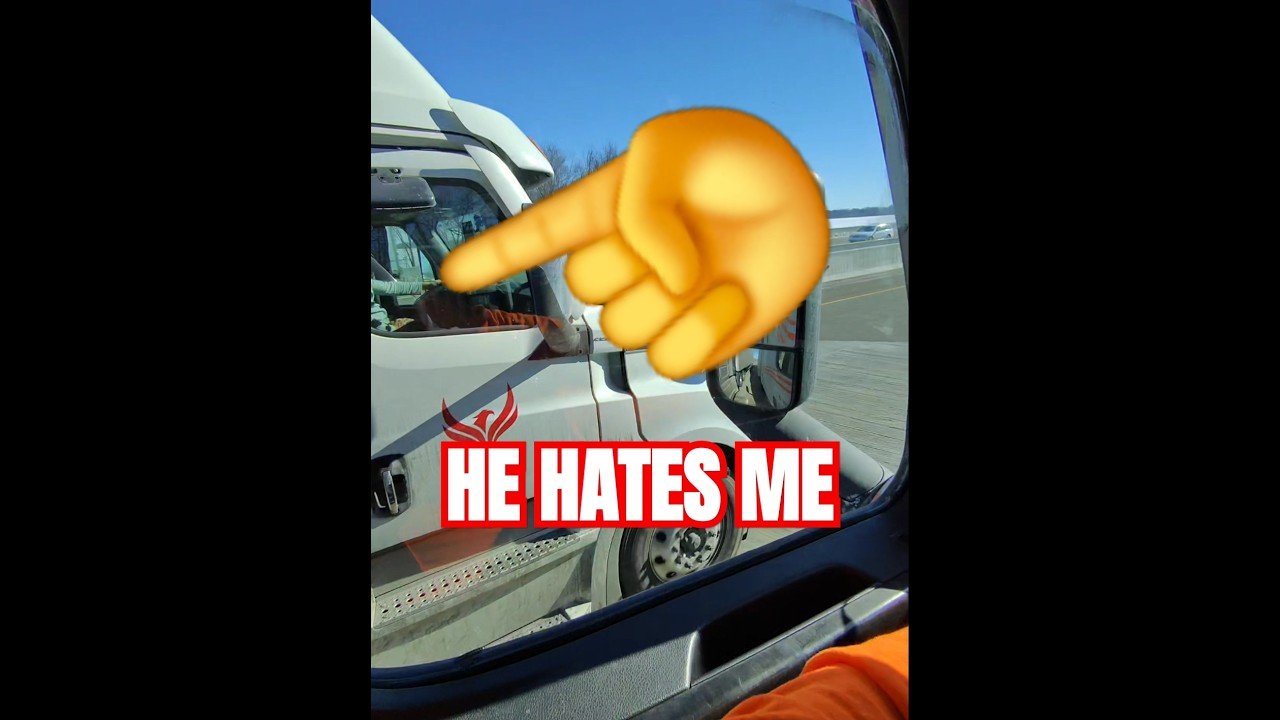 Trucker couldn’t intimidate me! I own this highway.