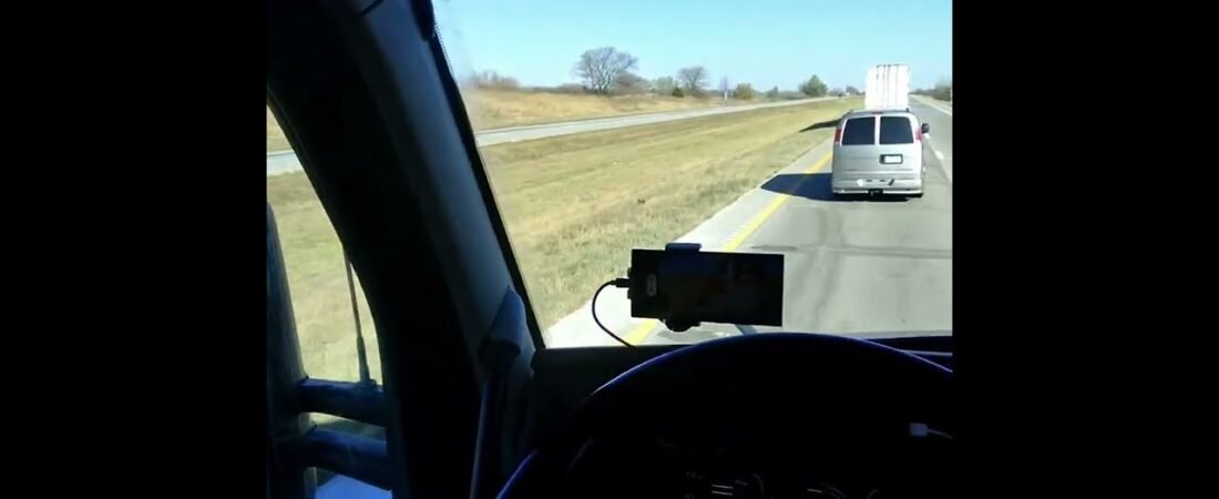 Trucker exposes the ROAD RAGE driver as he is forced to calm down like a good boy.  ON BLAST!