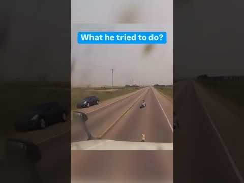 Trucker finds a new friend out here on the lonely open road. It’s hard to find real friends.