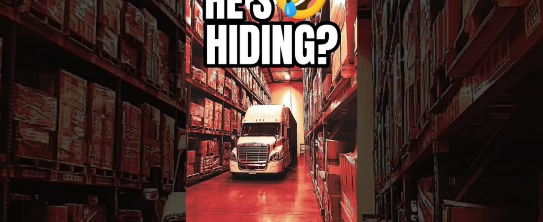 Trucker hides from the EVIL DOCK MONSTERS!