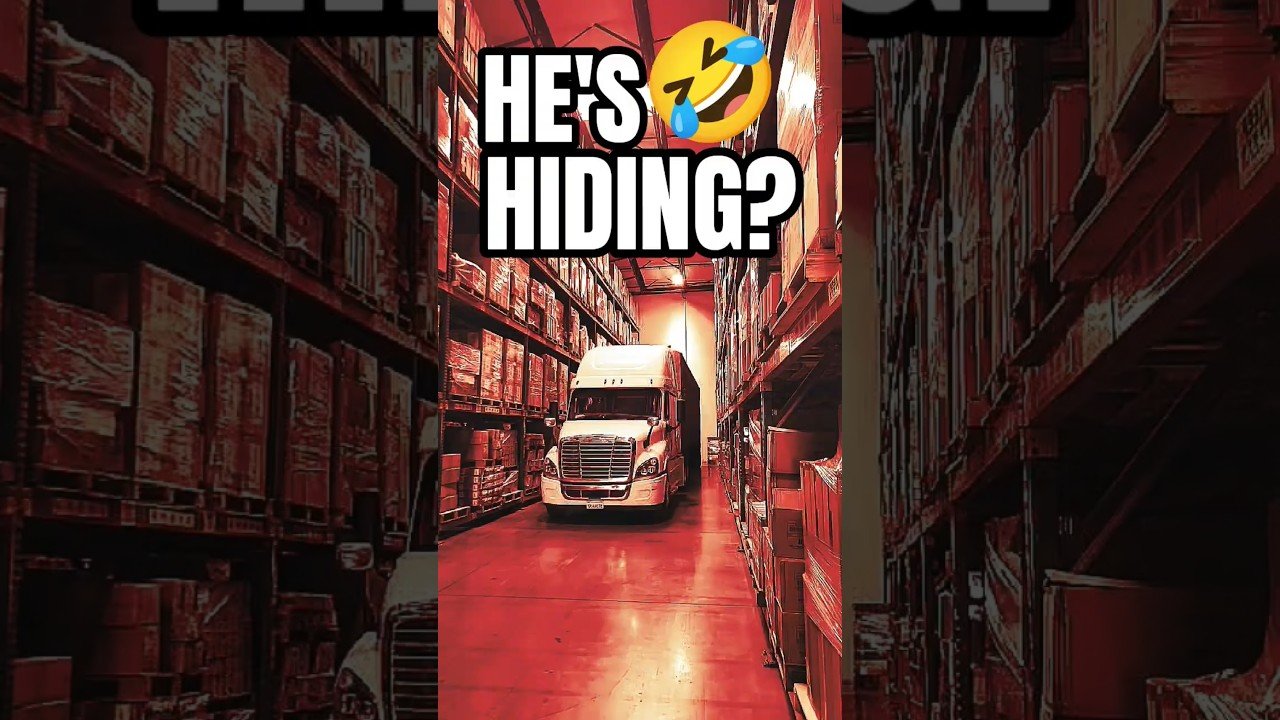 Trucker hides from the EVIL DOCK MONSTERS!