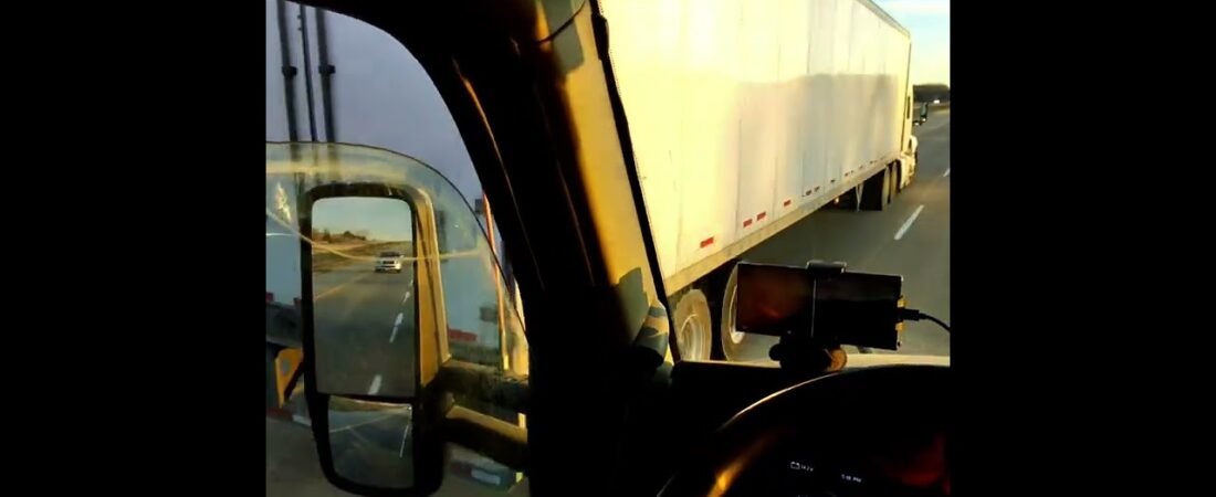 Trucker is FULL SPEED on his way to watch the SUPERBOWL in LAS VEGAS! Will he make it? (1)