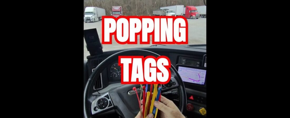 Trucker is POPPING TAGS off parked trailers at the Truck Stop. But something wasn’t right.