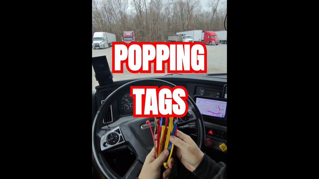 Trucker is POPPING TAGS off parked trailers at the Truck Stop. But something wasn’t right.