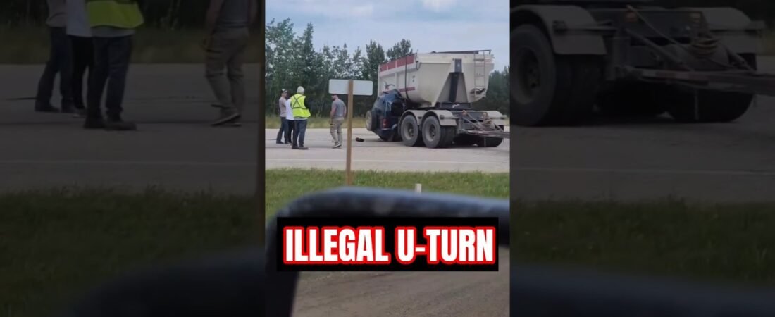 Trucker makes an illegal U-Turn destroying families and a community.