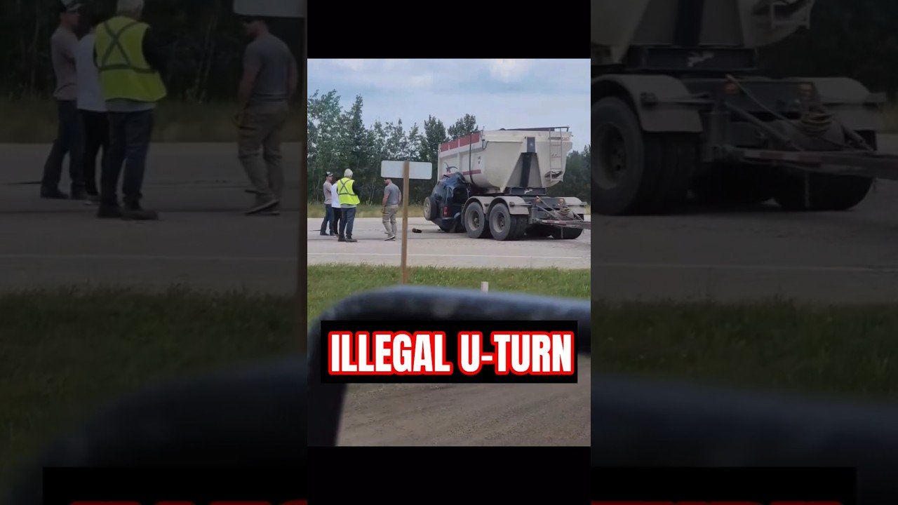 Trucker makes an illegal U-Turn destroying families and a community.