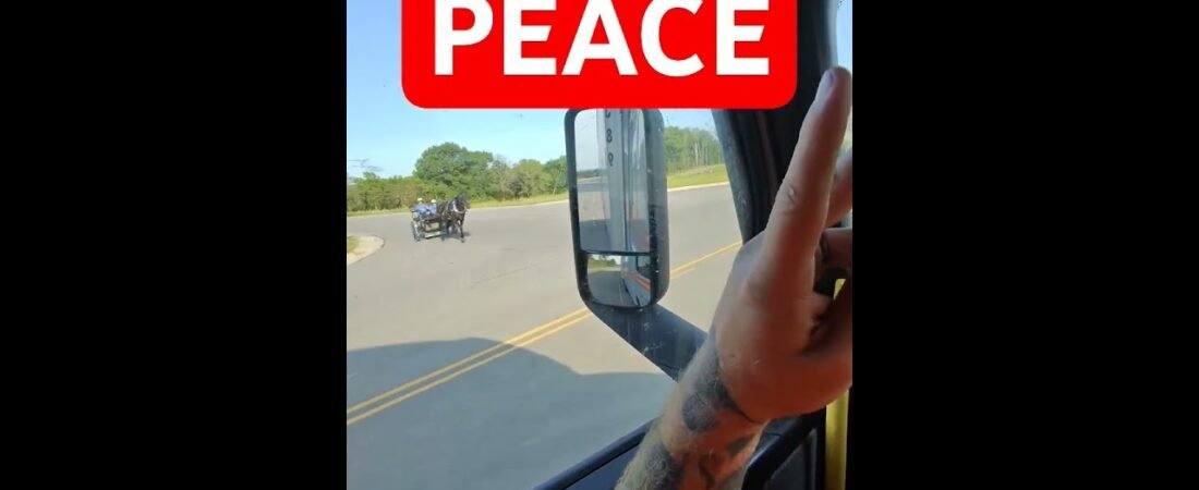 Trucker makes peace with the local Amish community.