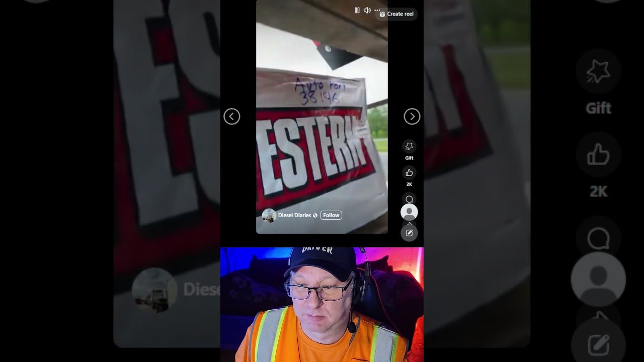 Trucker makes roadside fix that shows you what a Real Trucker looks like.
