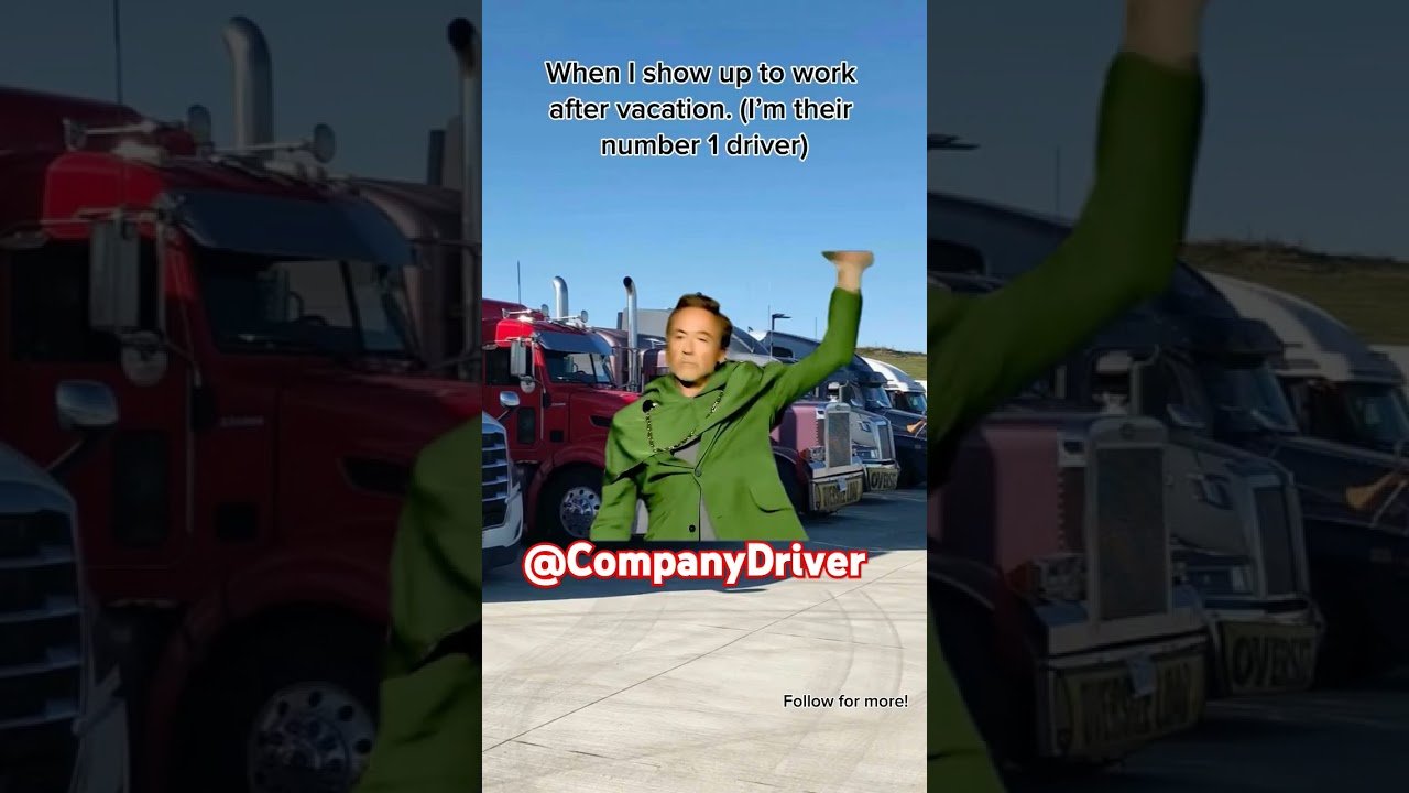 Trucker returns from vacation.