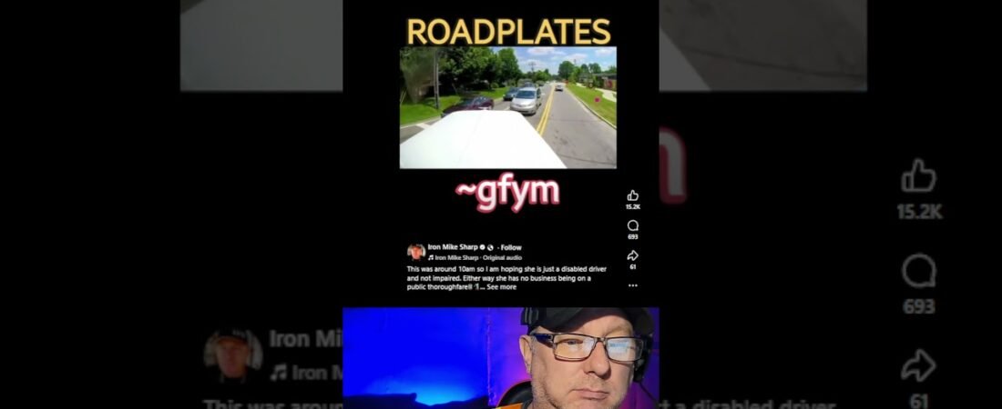 Trucker road rage or imbarrassement
