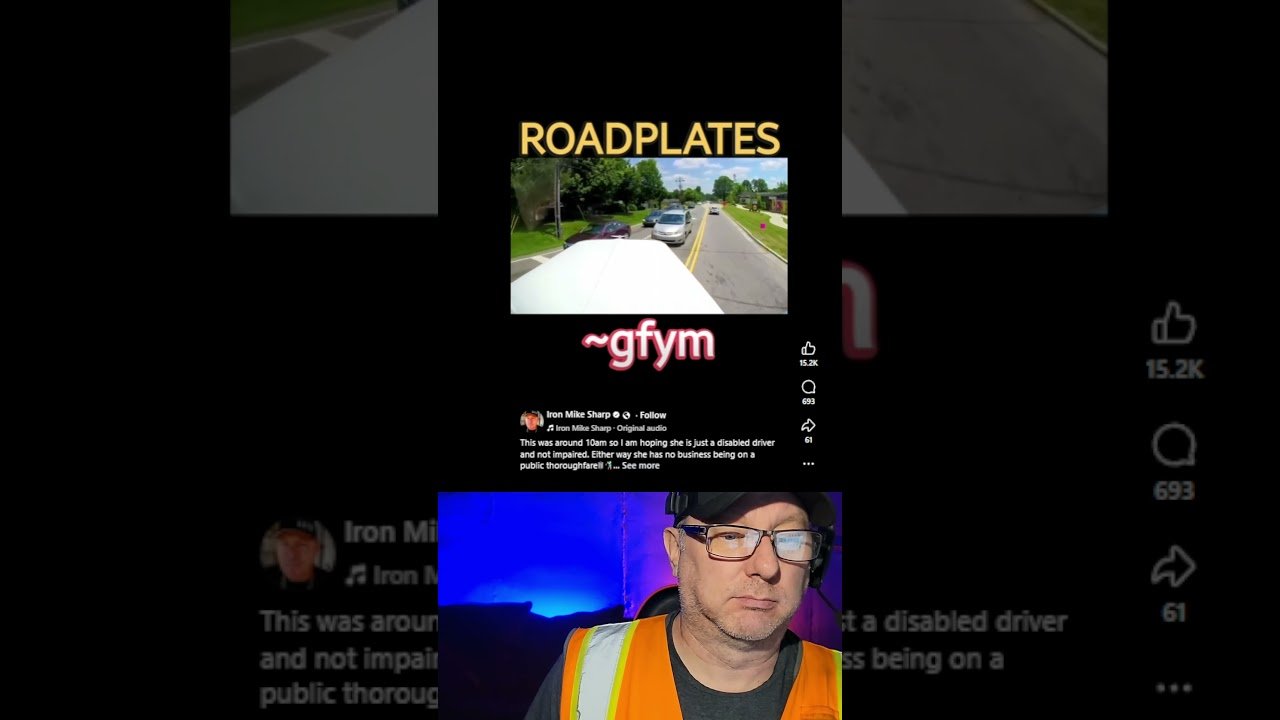 Trucker road rage or imbarrassement