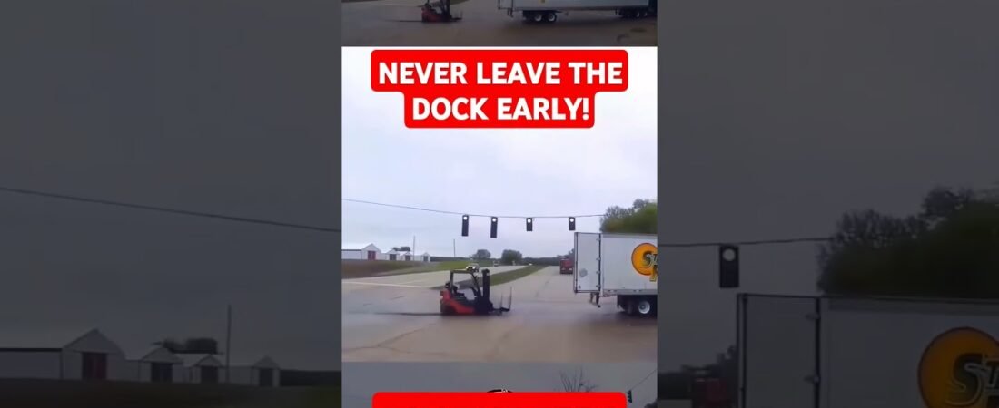 Trucker running from LUMPUR FEES doesn’t end well for the forklift operator. Just pay the fees.
