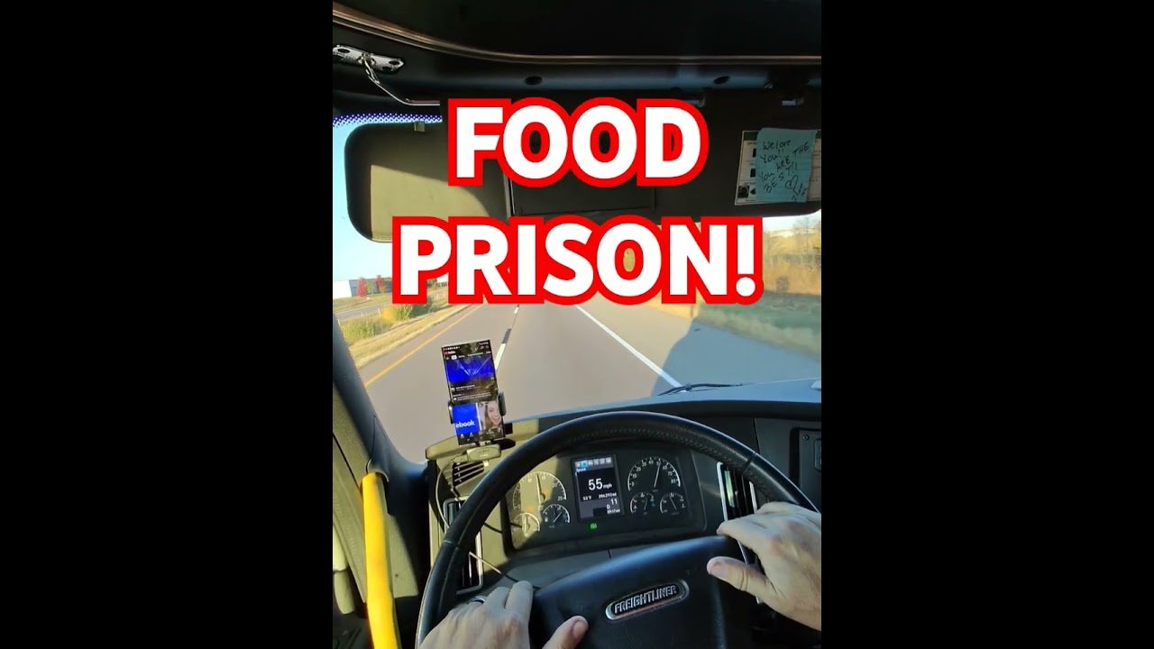 Trucker speaks up about living in a Food Prison while on the road eating at truck stops to Survive!