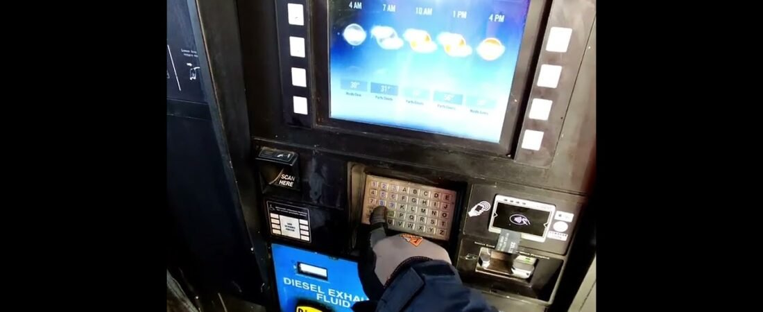 Trucker tried everything to shut this fuel pump up so he could  concentrate on his job.