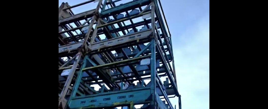 Trucker walking through a Dangerou Factory where anyone going get hurt at any second