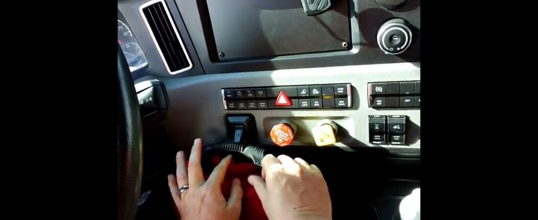 Truckers Demonstrates how to set your trailer brakes to make sleeping in the bunk safer.