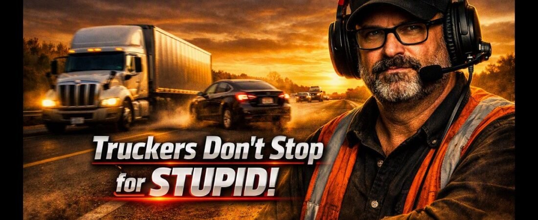 Truckers Don’t Stop for Stupid — Never Ends Well for THEM!